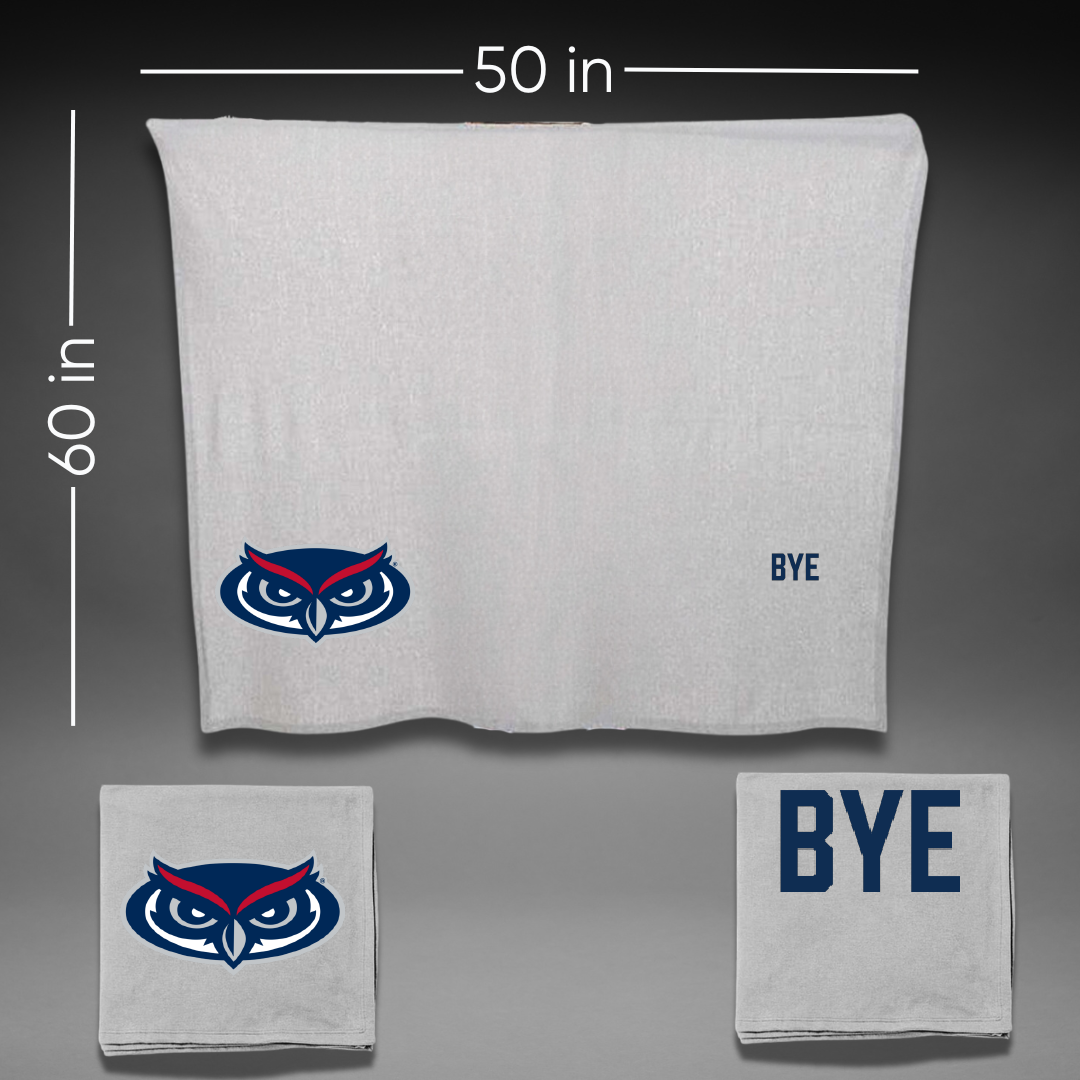 Florida Atlantic University Dance Gray Blanket - Julia Bye