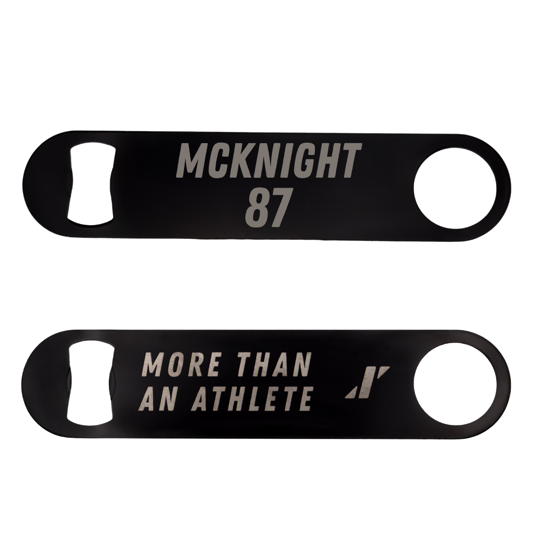 University of Wisconsin-River Falls Football Black Bottle Opener - #87 Brody McKnight