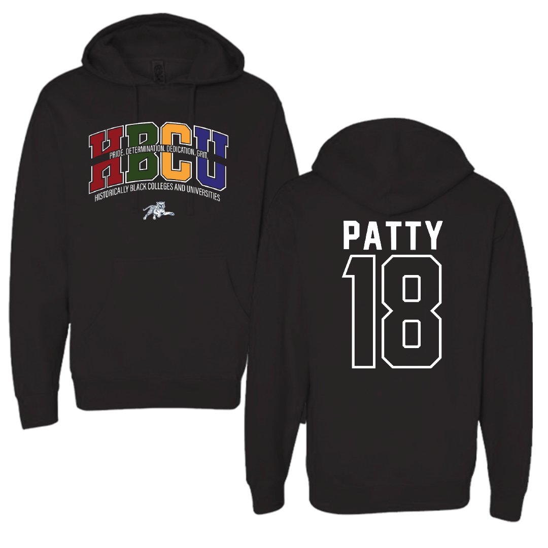 Jackson State University Baseball Black HBCU Hoodie - #18 Tyshon Patty