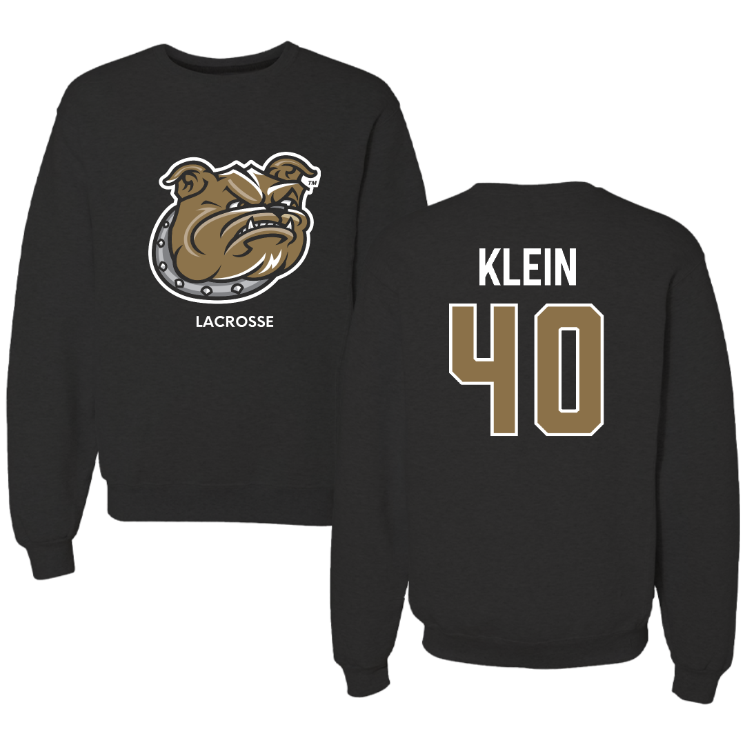 Bryant University Lacrosse (M) Black Crewneck - #40 Sam Klein