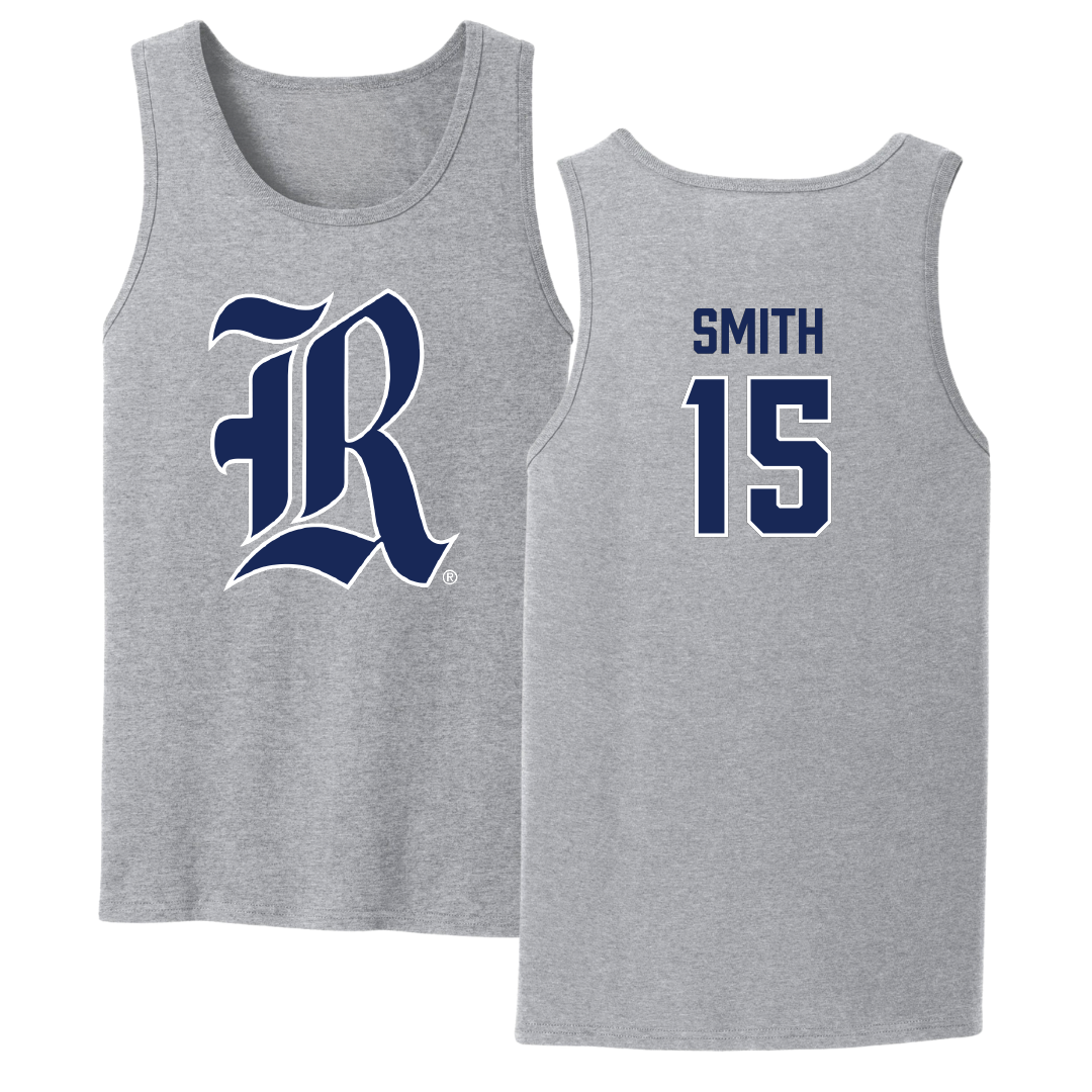 Rice University Baseball Sport Gray Tank Top - #15 Luke Smith