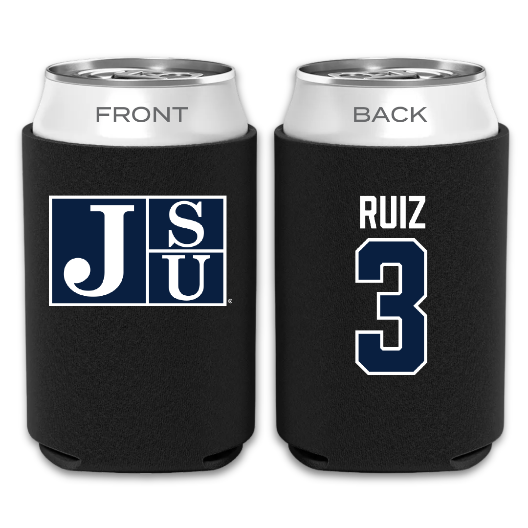 Jackson State University Softball Black Can Cooler - #3 Amaya Ruiz