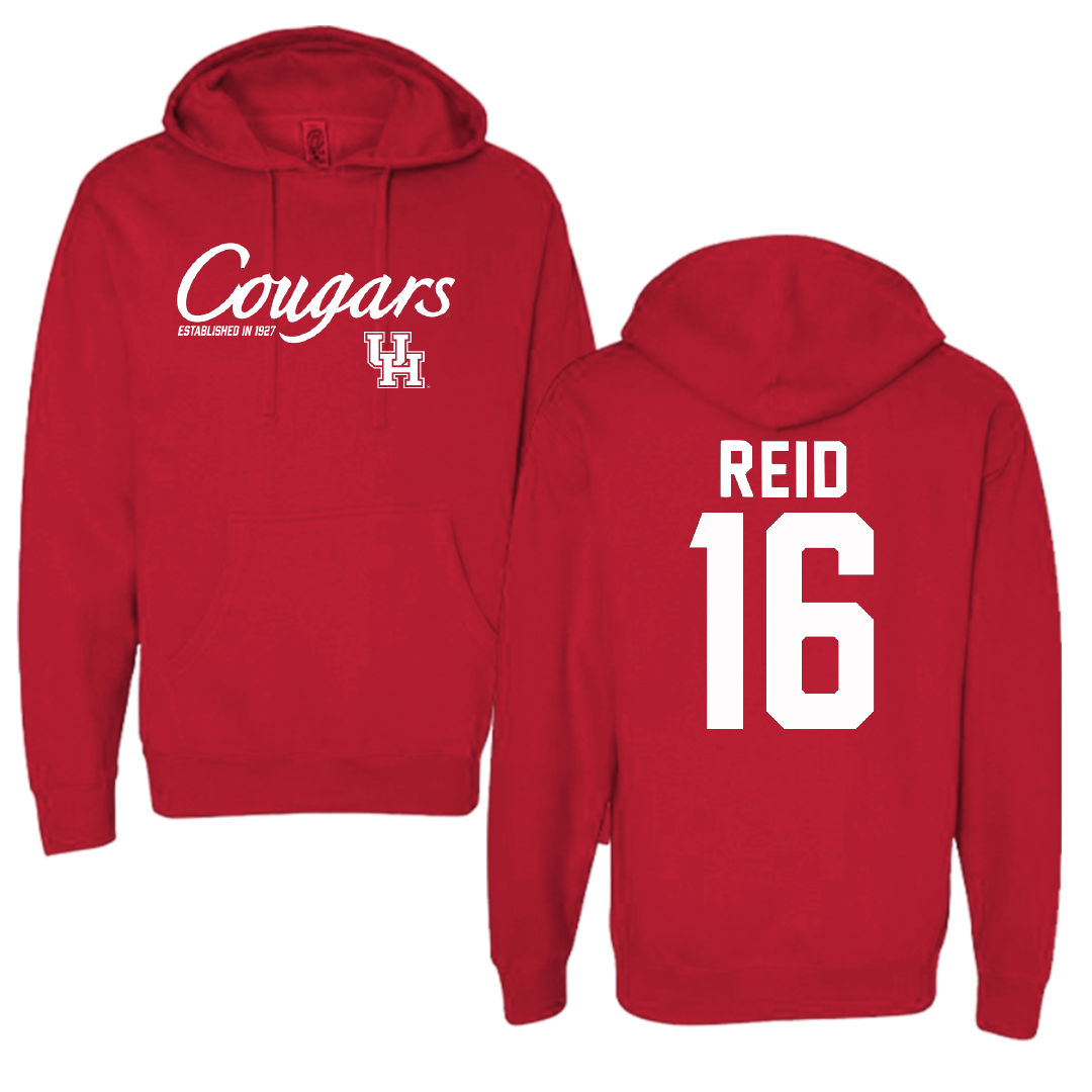 University of Houston Volleyball Red General Hoodie - #16 Brenya Reid