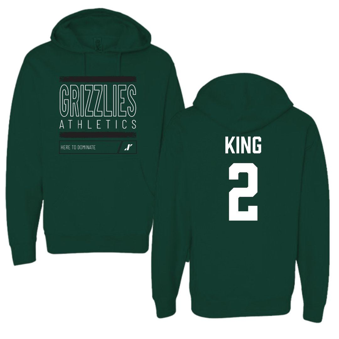 Adams State University Basketball (M) Forest Green Dominate Hoodie - #2 Jayce King