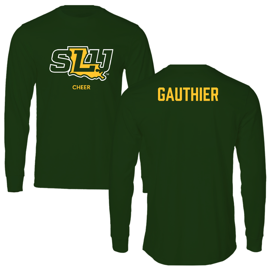 Southeastern Louisiana University Cheer Forest Green Long Sleeve - Megyn Gauthier