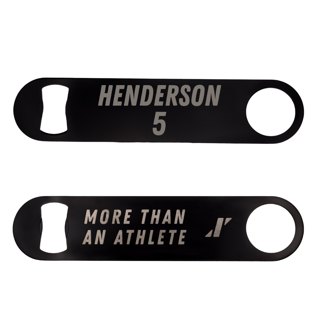 Portland State University Basketball Black Bottle Opener - #5 Jaylin Henderson