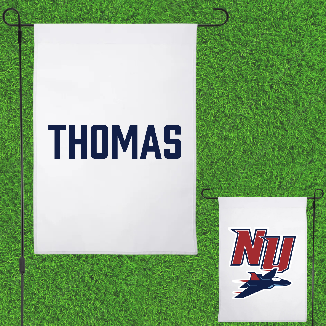 Newman University Cheer White Garden Flag - Amaya Thomas