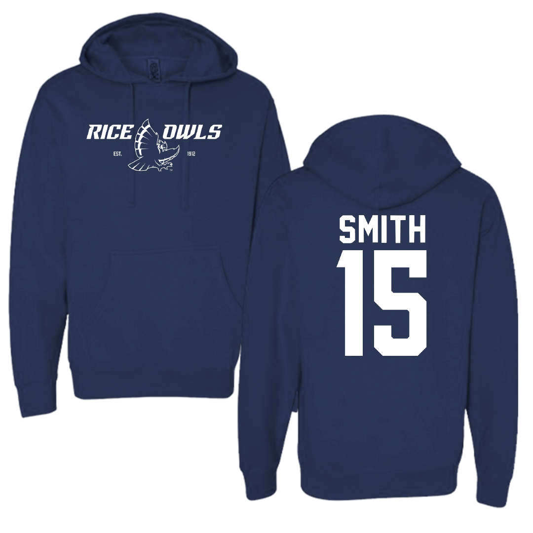 Rice University Baseball Navy General Hoodie - #15 Luke Smith