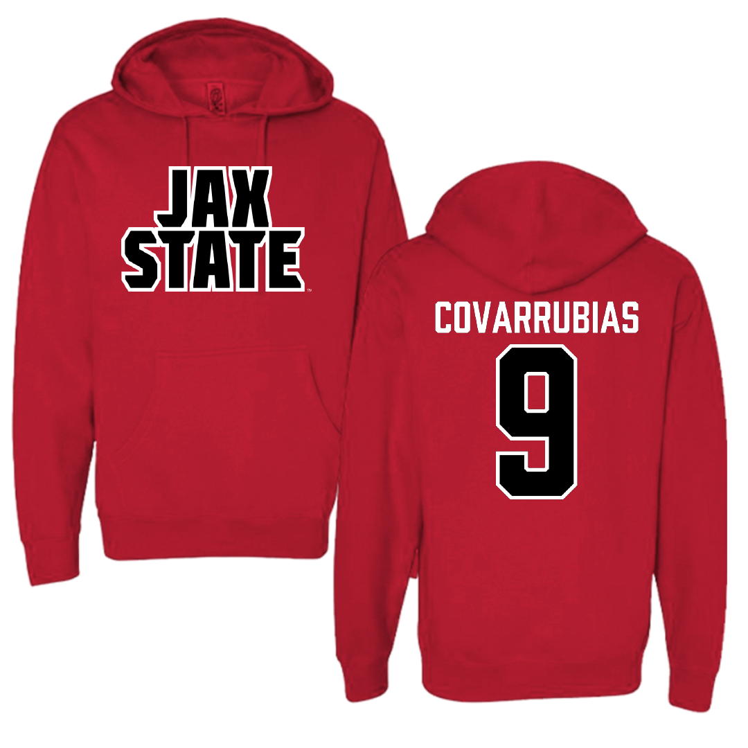 Jacksonville State University Bowling Red Hoodie - #9 Keyla Covarrubias