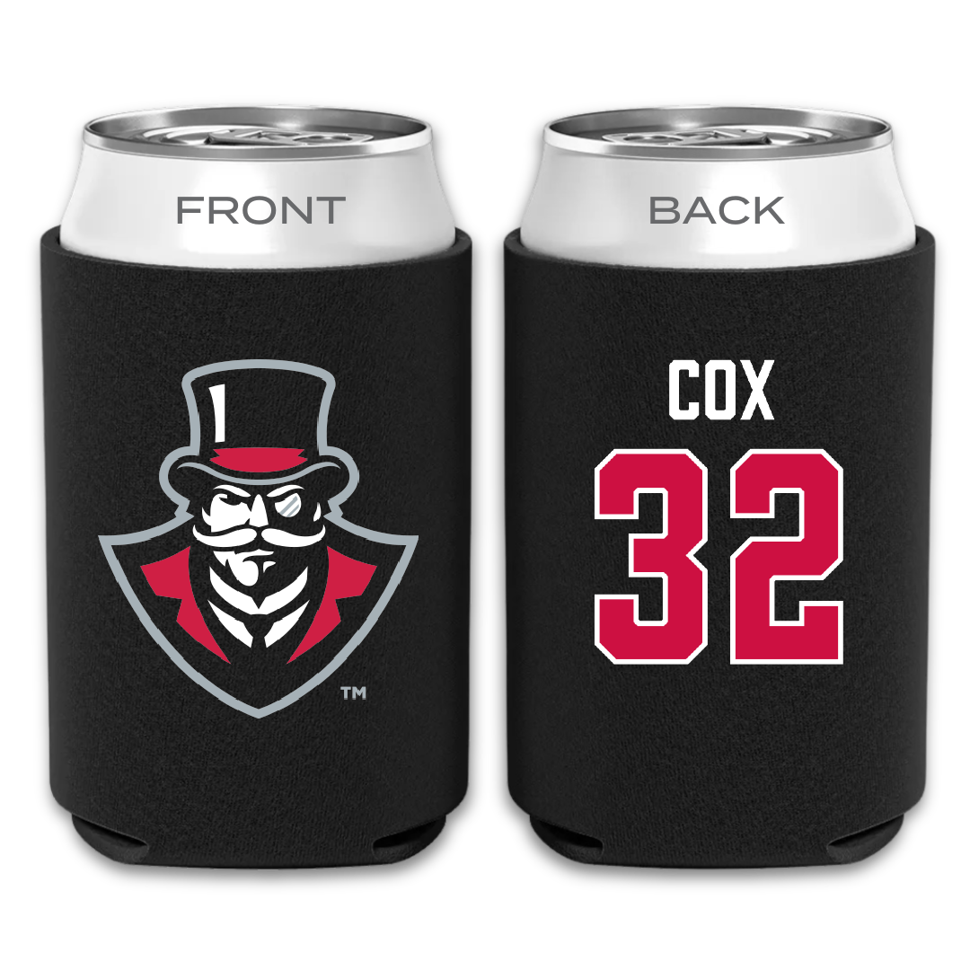 Austin Peay State University Baseball Black Can Cooler - #32 Chance Cox