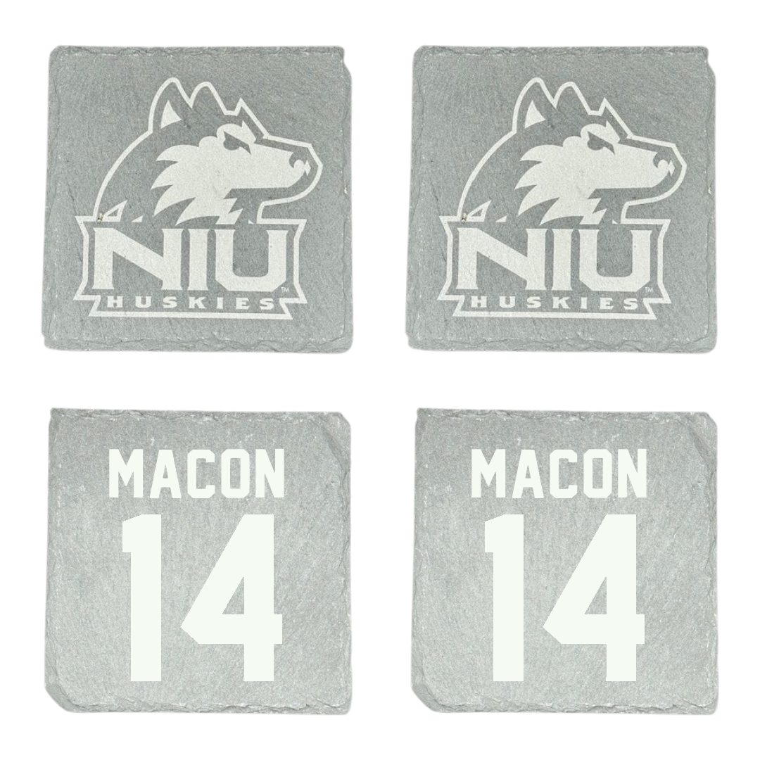 Northern Illinois University Football Stone Coaster (4 Pack)  - #14 Jalen Macon