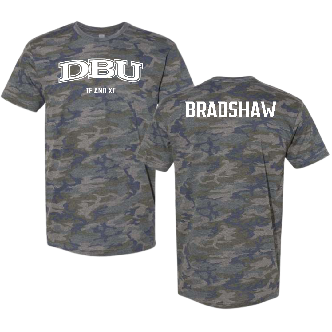 Dallas Baptist University TF and XC Vintage Camo Tee - Abbey Bradshaw