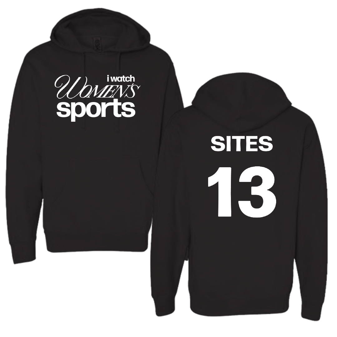 Alabama State University Soccer Black WHM Hoodie - #13 Briana Sites