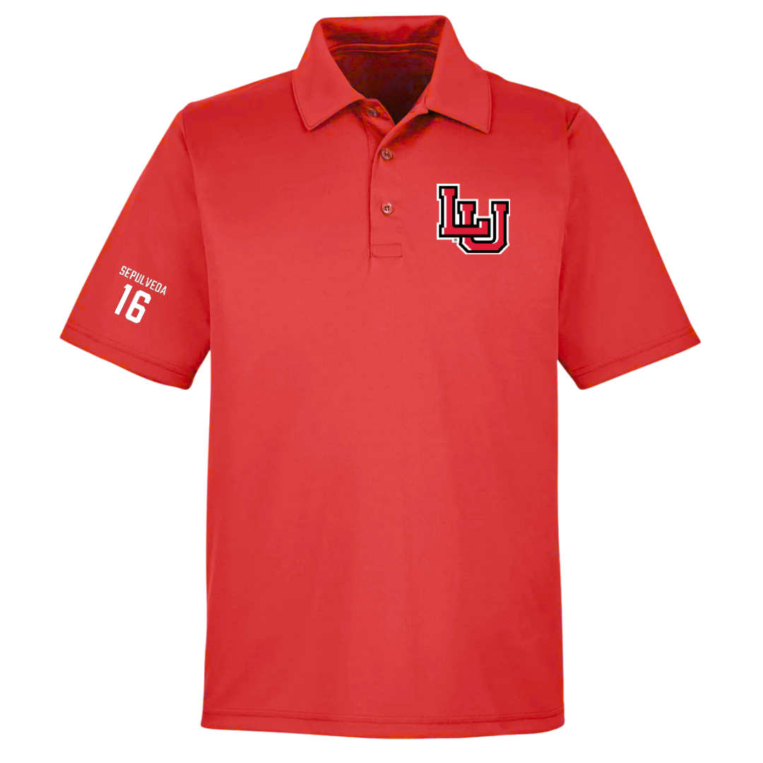 Lamar University Softball Red Polo - #16 Jayne Sepulveda