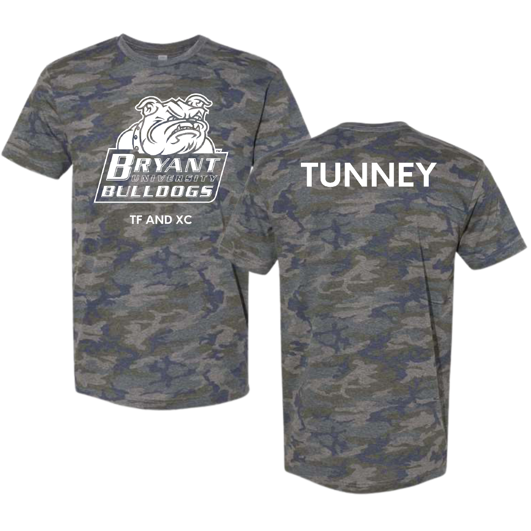 Bryant University TF and XC Vintage Camo Tee - Kat Tunney