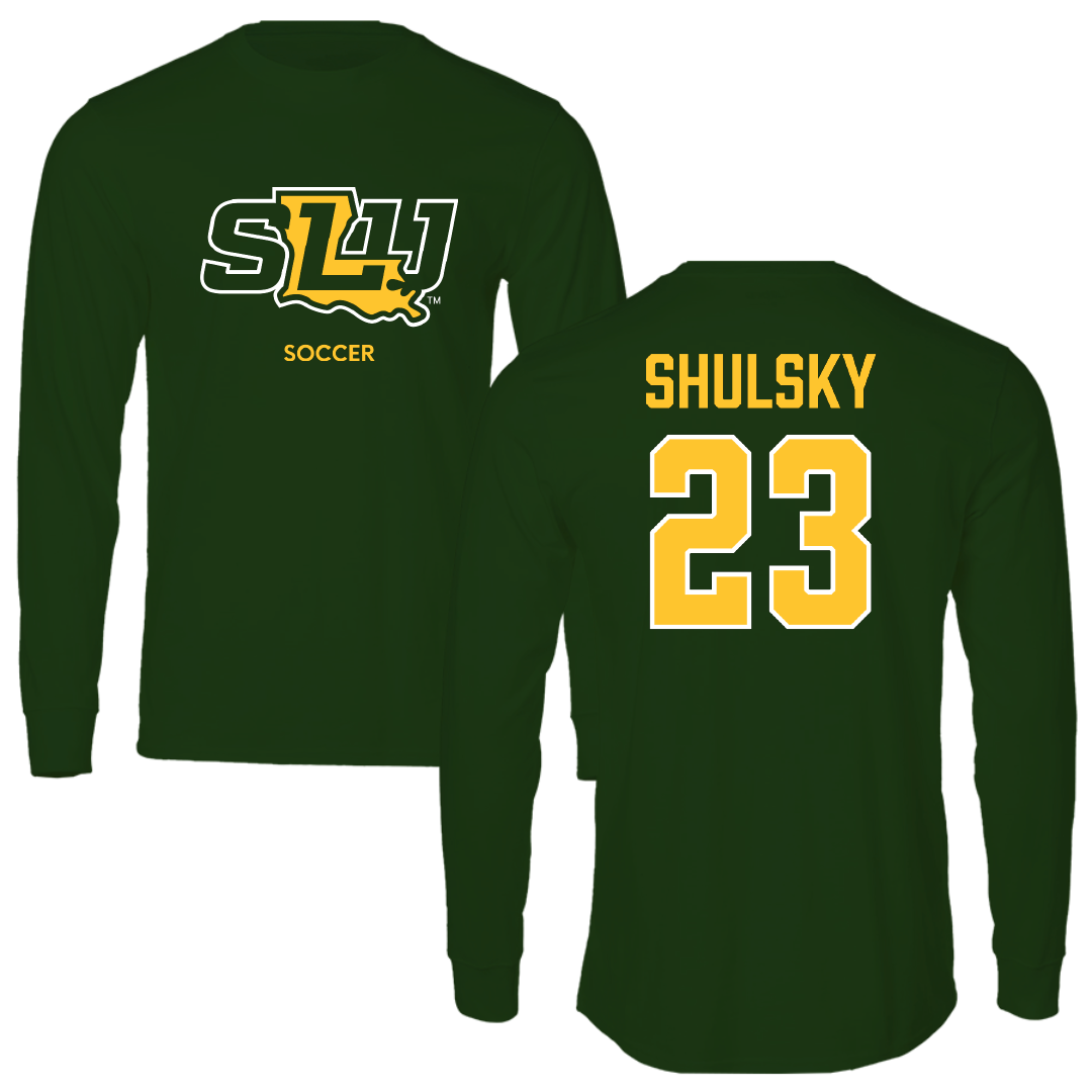 Southeastern Louisiana University Soccer (W) Forest Green Long Sleeve - #23 Kirsten Shulsky