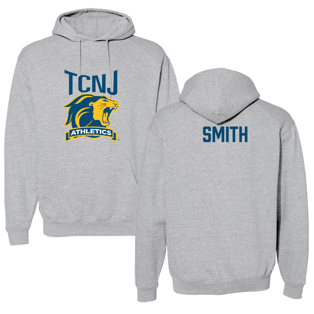 The College of New Jersey TF and XC Sport Gray Hoodie - Tyler Smith