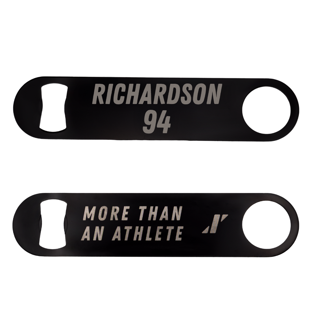 Idaho State University Football Black Bottle Opener - #94 Malik Richardson