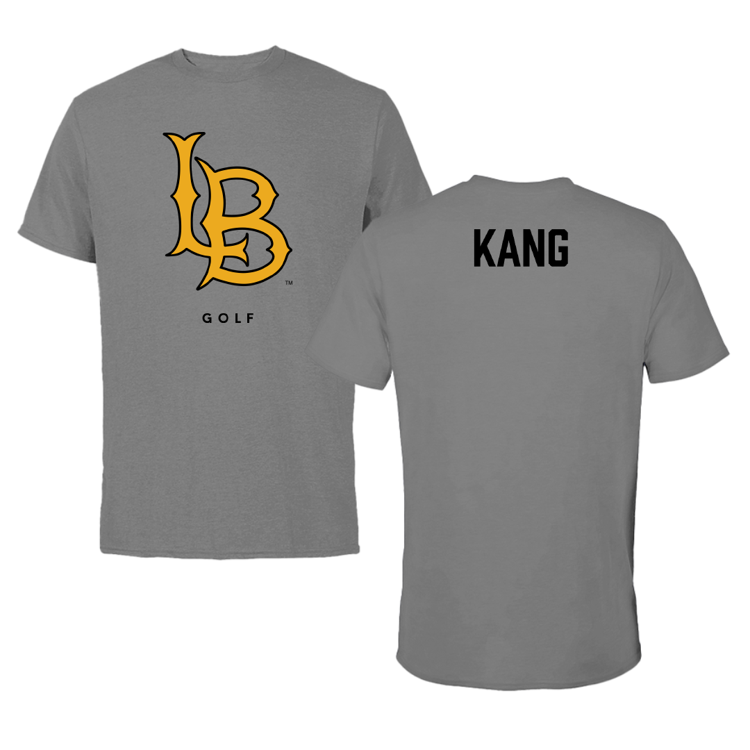 Long Beach State University Golf Gray Performance Tee - Emma Kang