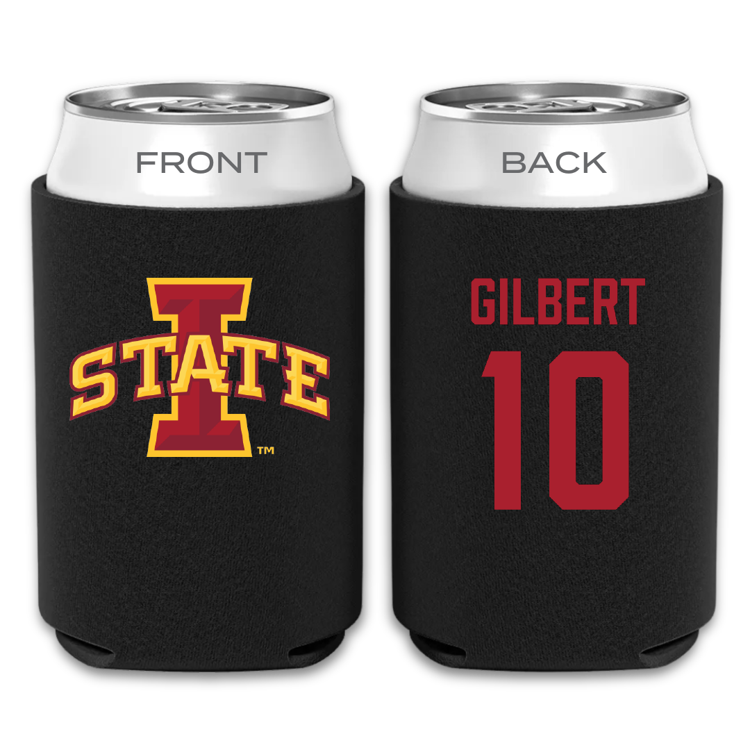 Iowa State University Basketball Black Can Cooler - #10 Keshon Gilbert