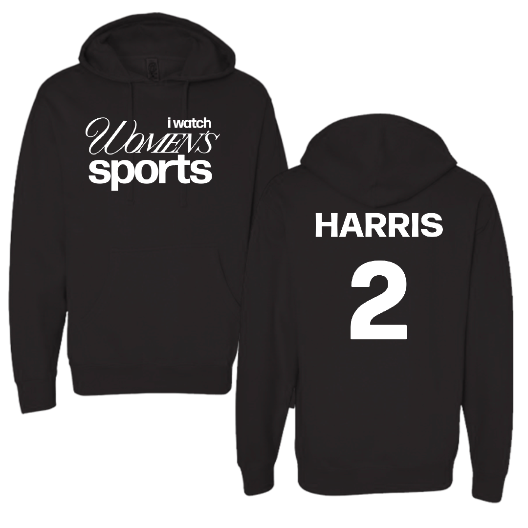 University of South Carolina Beaufort Soccer Black WHM Hoodie - #2 Kennedy Harris