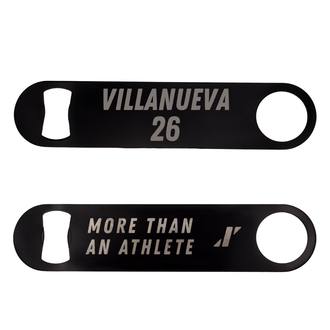 Fairleigh Dickinson University-Metropolitan Campus Soccer Black Bottle Opener - #26 Emily Villanueva