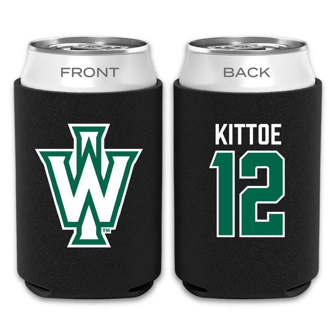 Illinois Wesleyan University Lacrosse Black Can Cooler - #12 John Kittoe