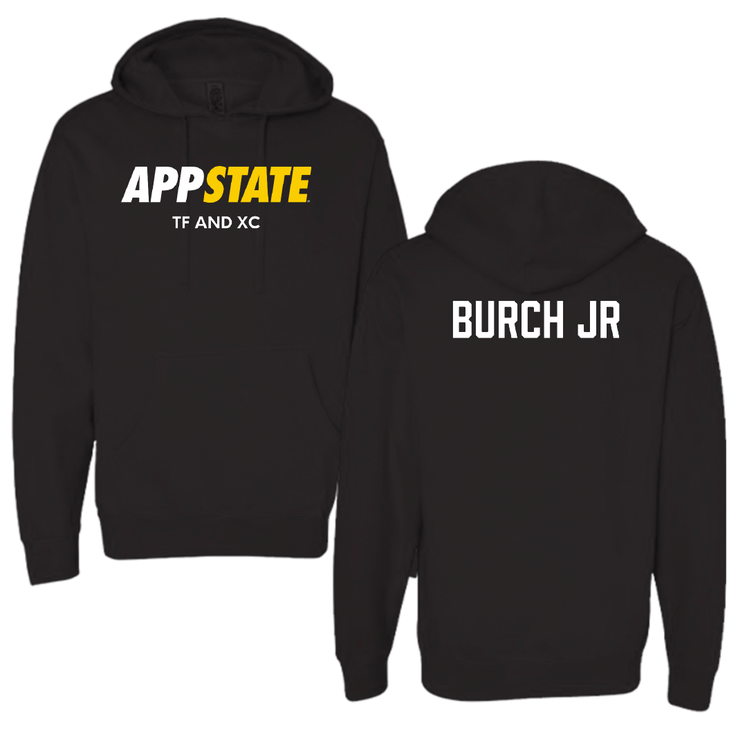 Appalachian State University TF and XC Black Hoodie - Jeremiah Burch Jr