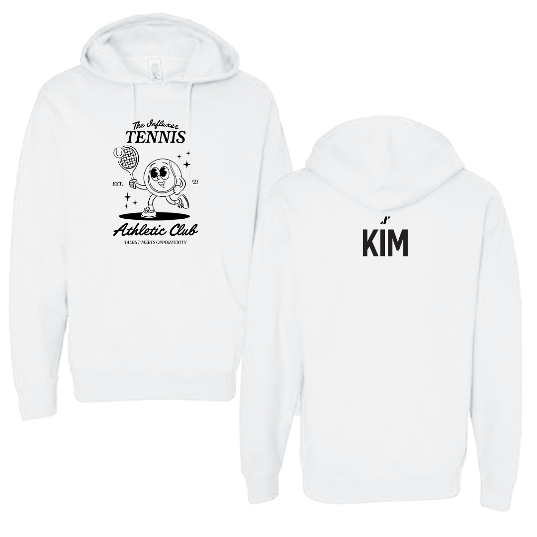 Tennis White Influxer Athletic Club Hoodie - Aidan Kim