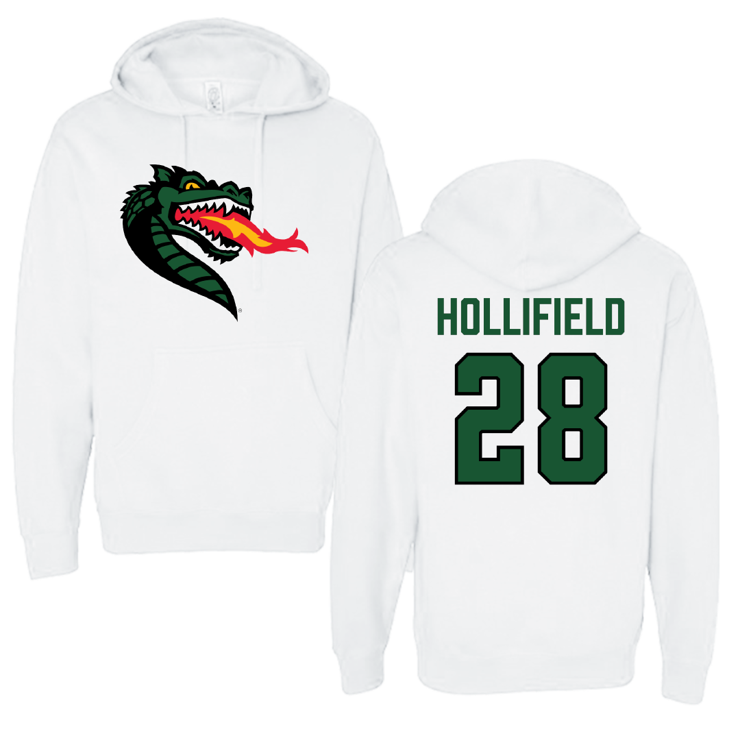 University of Alabama at Birmingham Baseball White Hoodie - #28 Nicholas Hollifield
