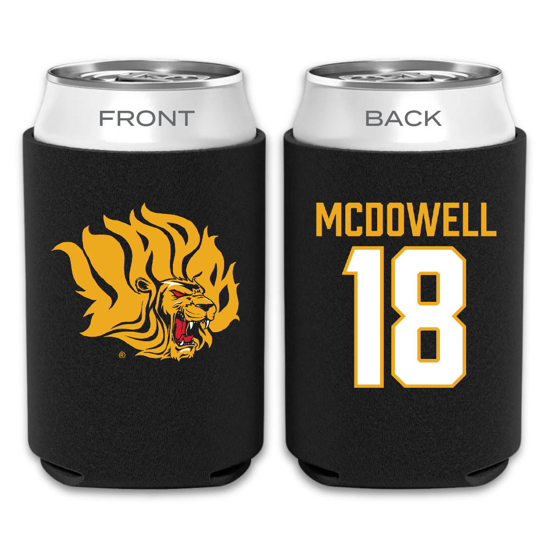 University of Arkansas-Pine Bluff Volleyball Black Can Cooler - #18 Mackenzie McDowell