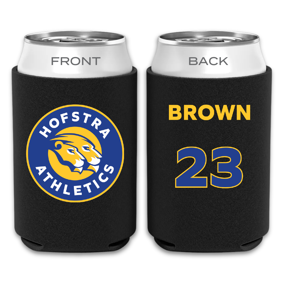 Hofstra University Basketball (W) Black Can Cooler - #23 Onna Brown