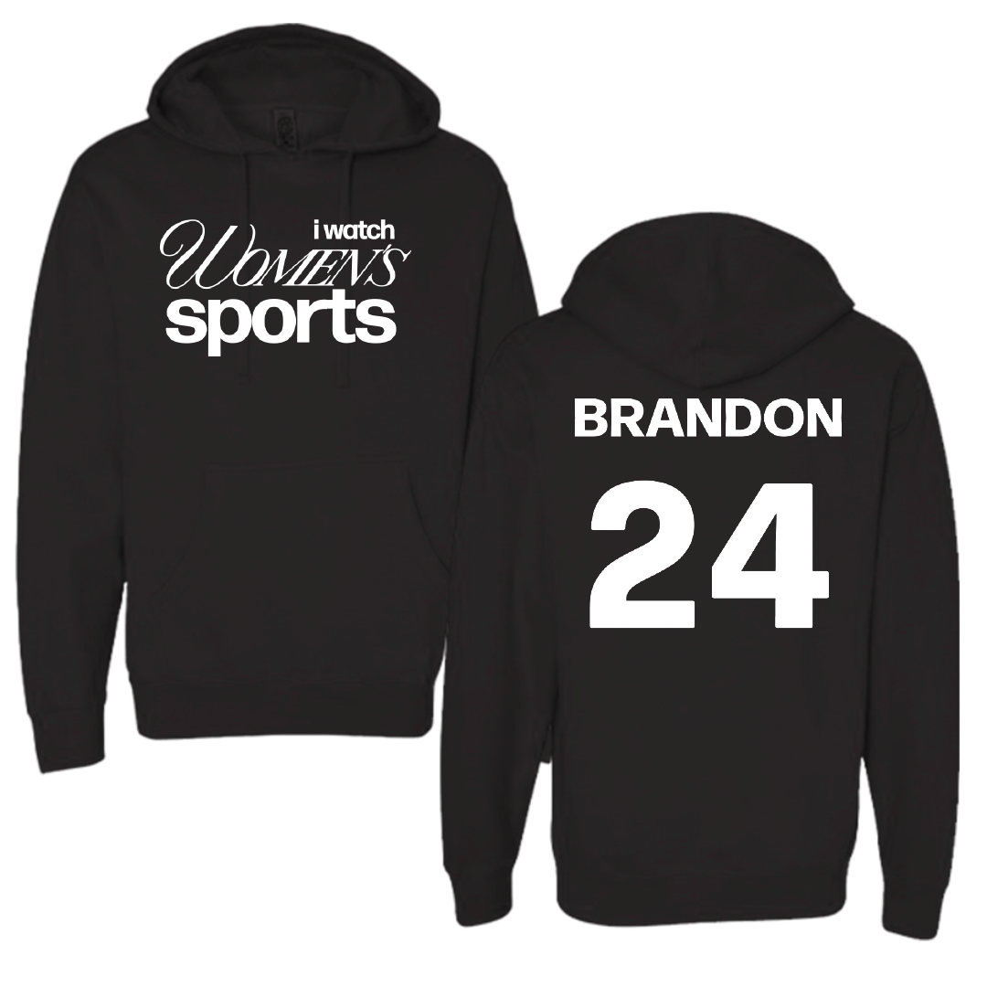 Lamar University Softball Black WHM Hoodie - #24 Trinity Brandon