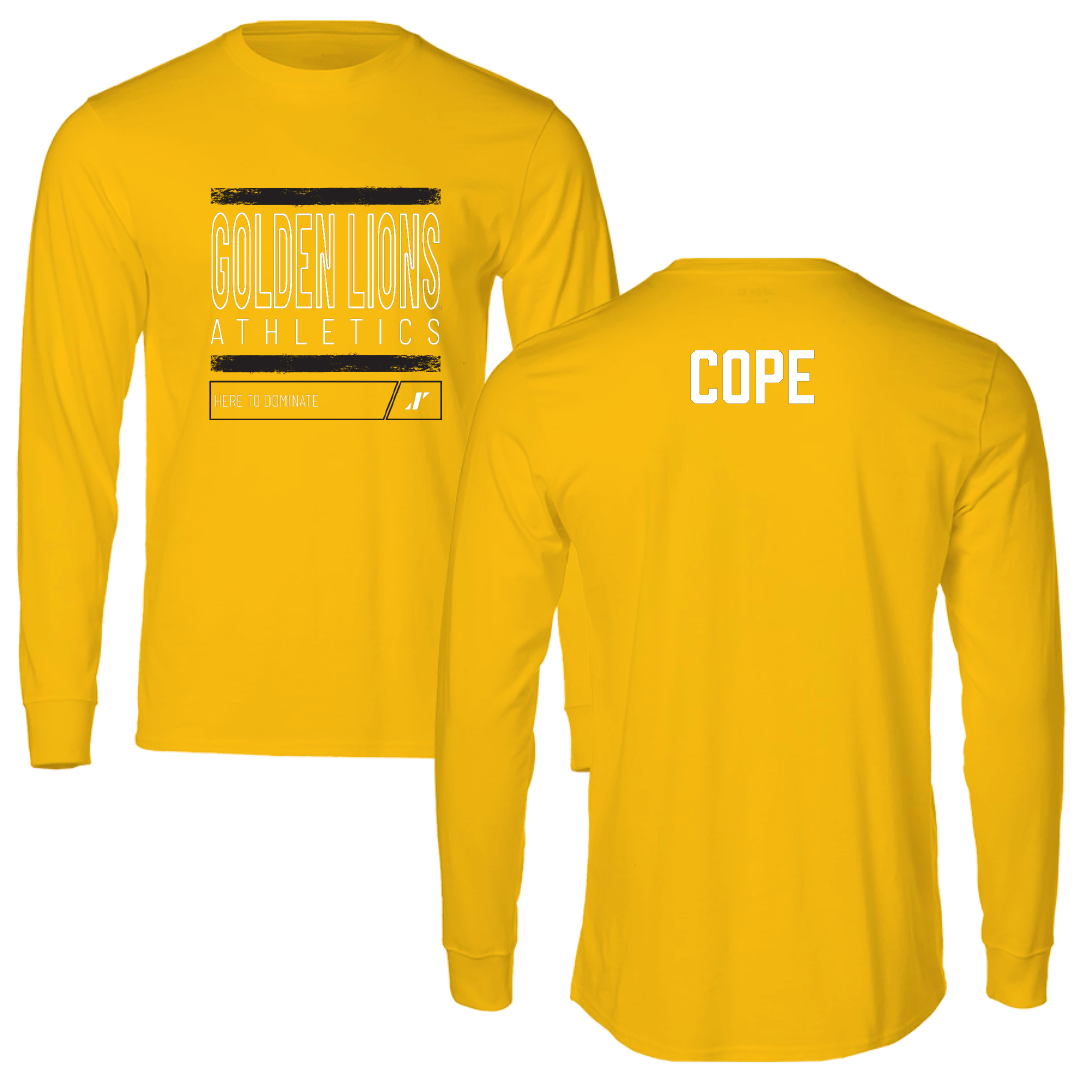 University of Arkansas-Pine Bluff TF and XC Gold Dominate Long Sleeve - Cheriece Cope