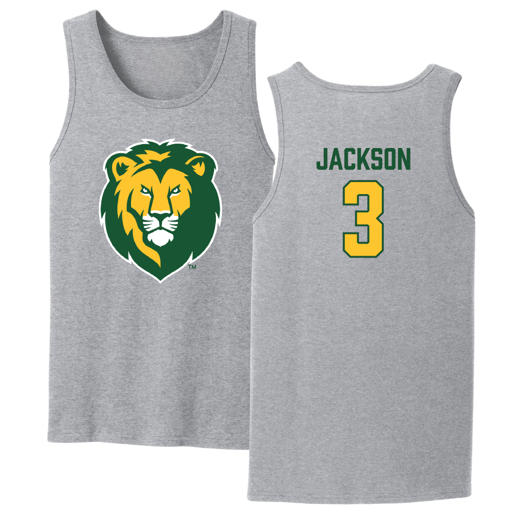 Southeastern Louisiana University Football Sport Gray Tank Top - #3 Deantre Jackson