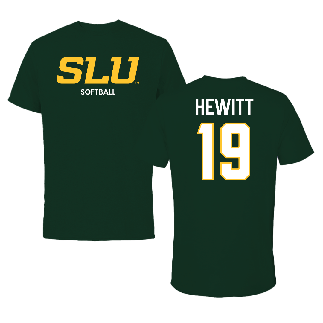 Southeastern Louisiana University Softball Forest Green Tee - #19 Sadie Hewitt