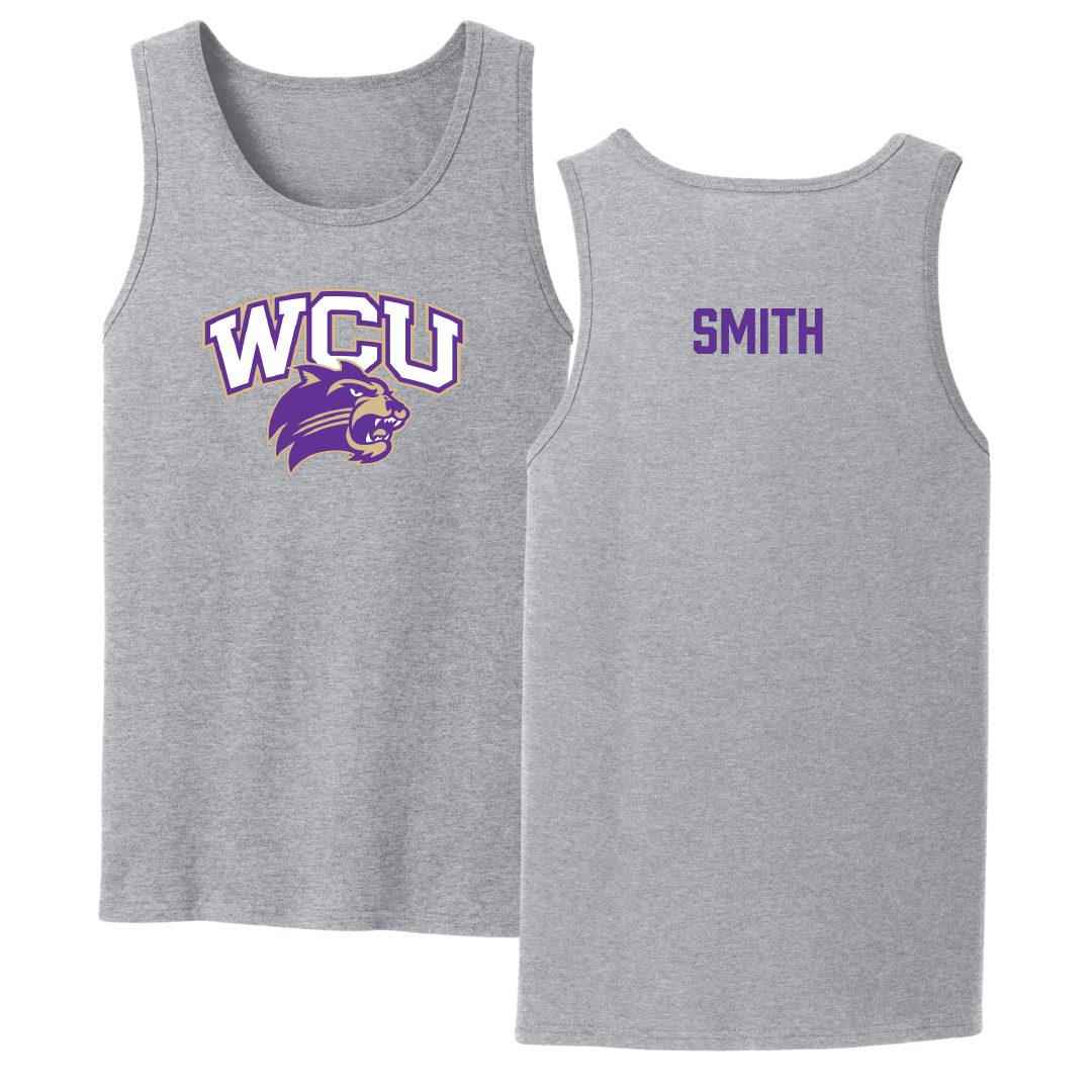 Western Carolina University TF and XC Sport Gray Tank Top - Jasmine Smith