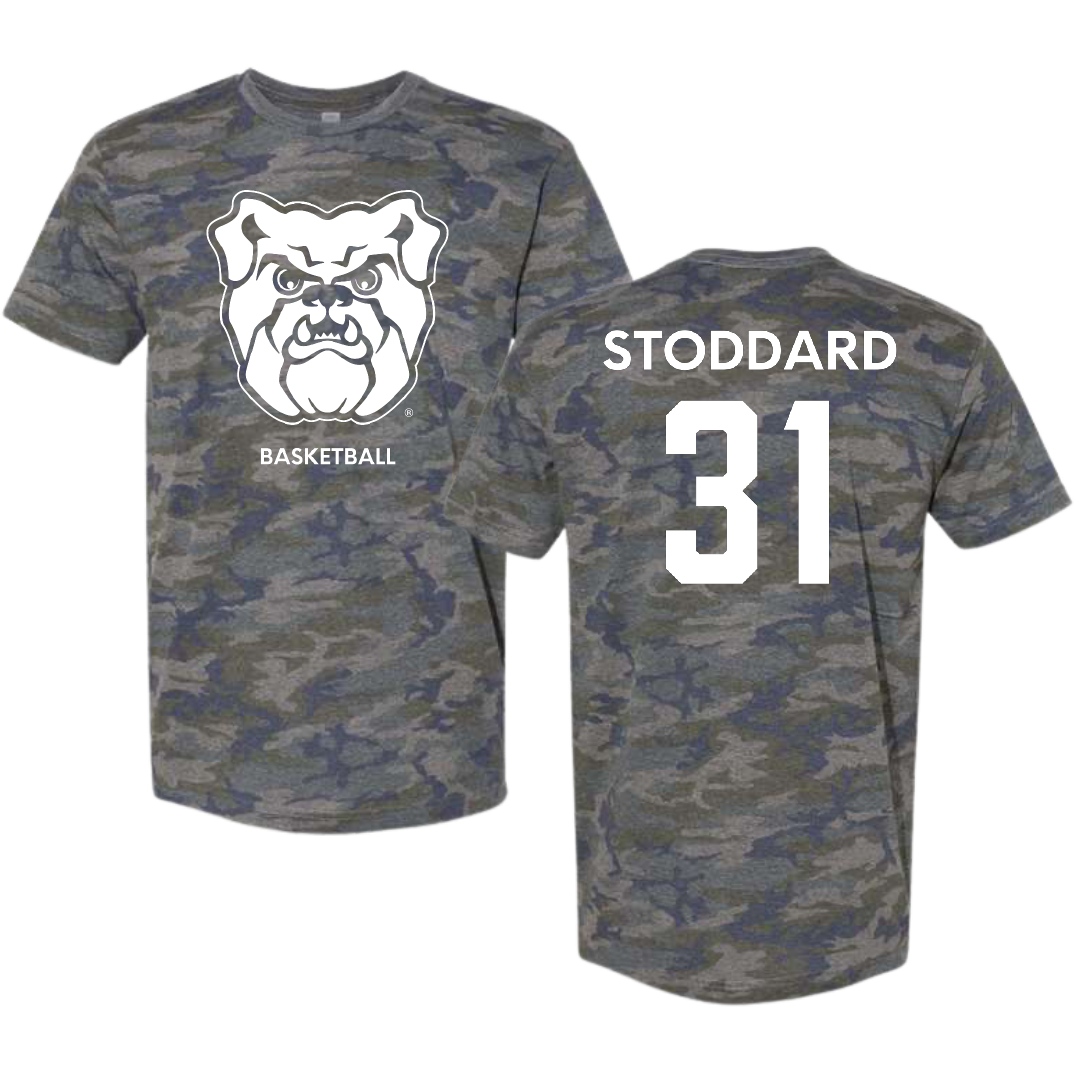 Butler University Basketball (W) Vintage Camo Tee - #31 Lillian Stoddard