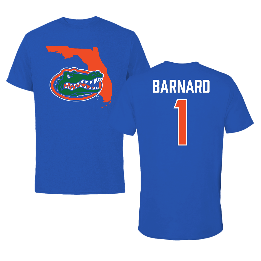 University of Florida Softball Blue State Tee - #1 Brooke Barnard