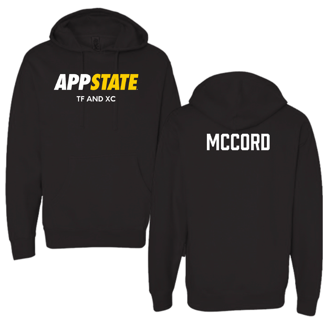 Appalachian State University TF and XC Black Hoodie - Mariah McCord
