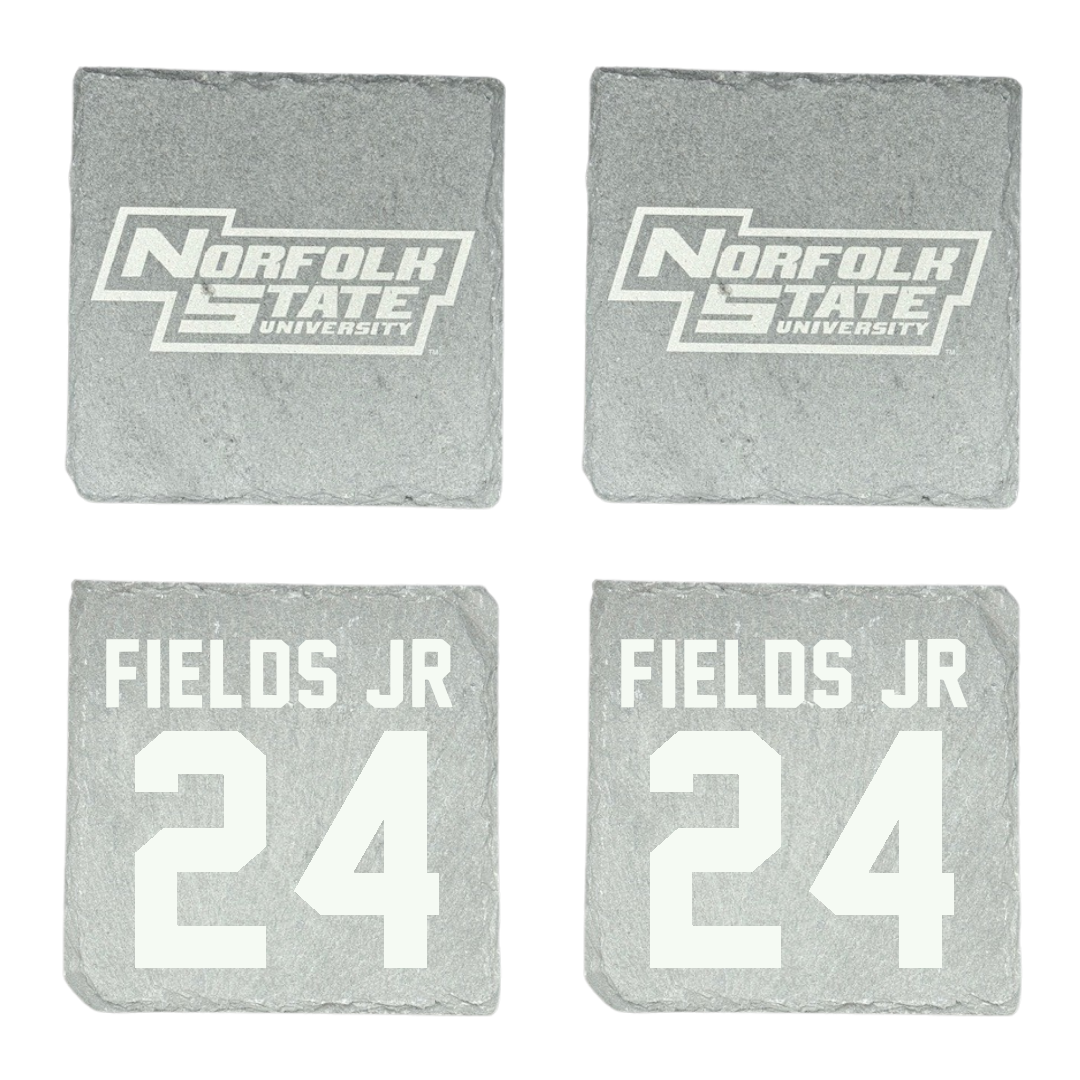 Norfolk State University Basketball Stone Coaster (4 Pack)  - #24 Chris Fields Jr
