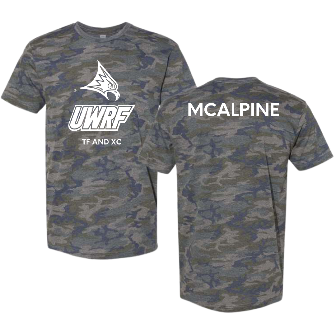 University of Wisconsin-River Falls TF and XC Vintage Camo Tee - Jaidyn McAlpine