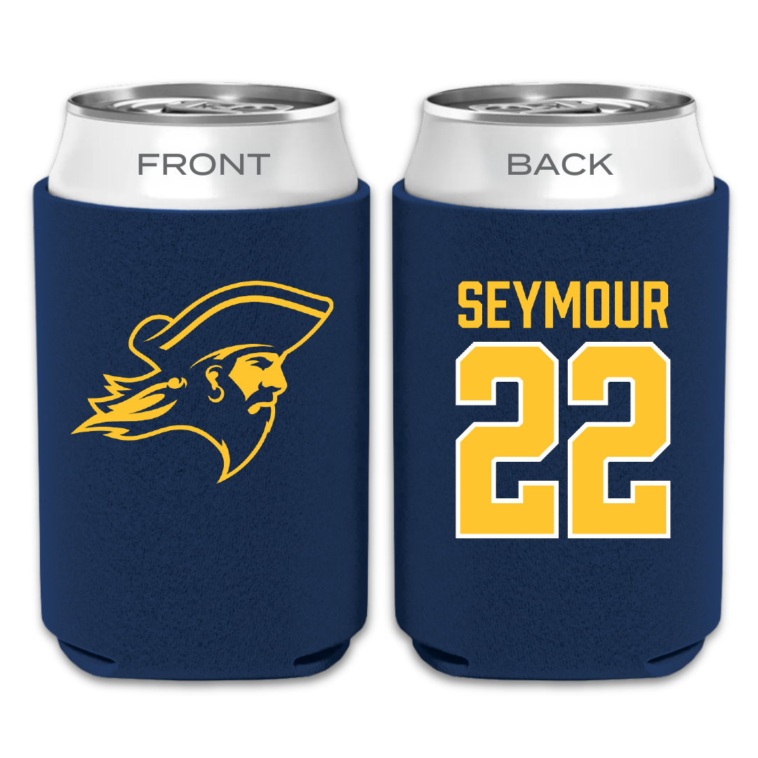 East Tennessee State University Basketball Navy Can Cooler - #22 Jaden Seymour