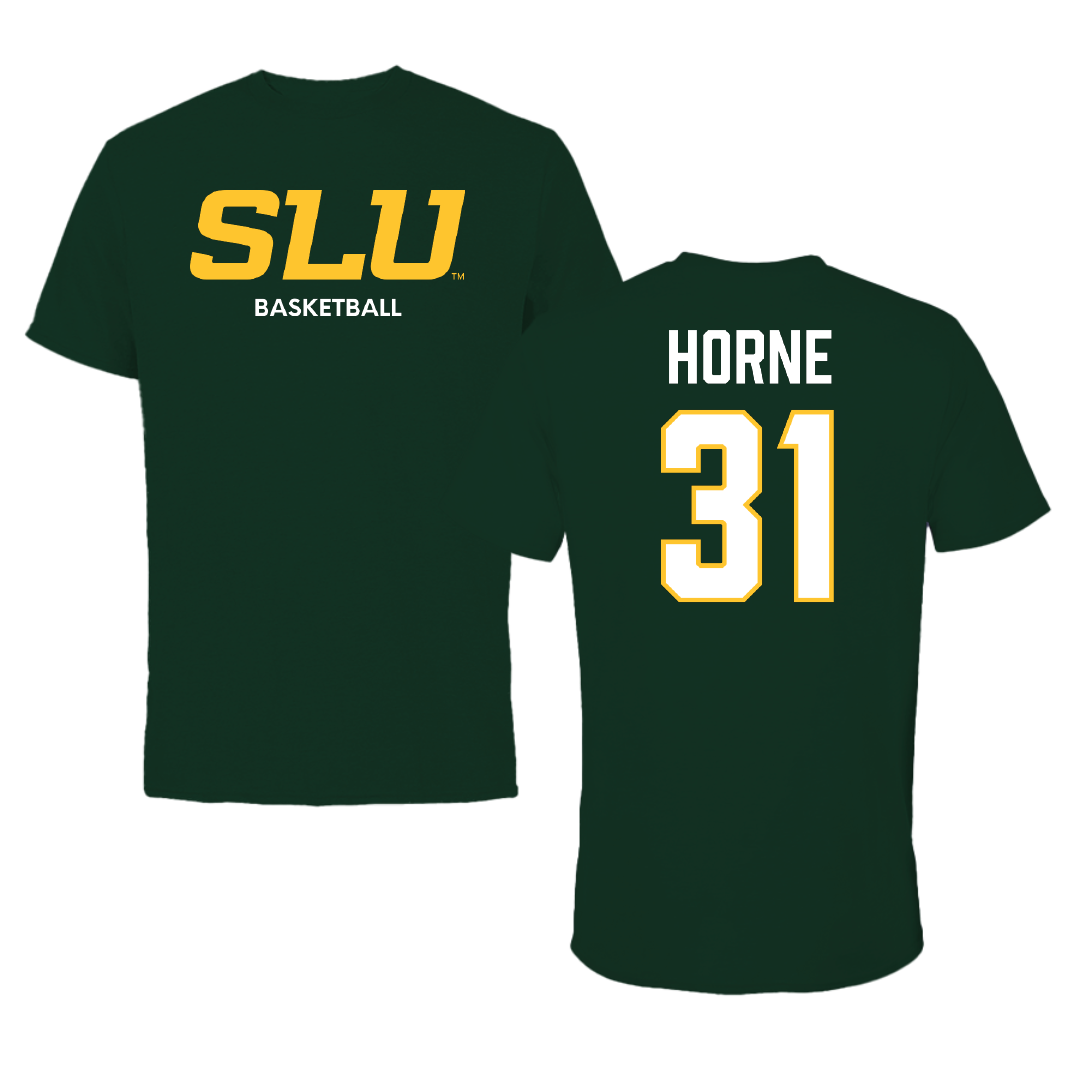 Southeastern Louisiana University Basketball (W) Forest Green Performance Tee - #31 Alexius Horne