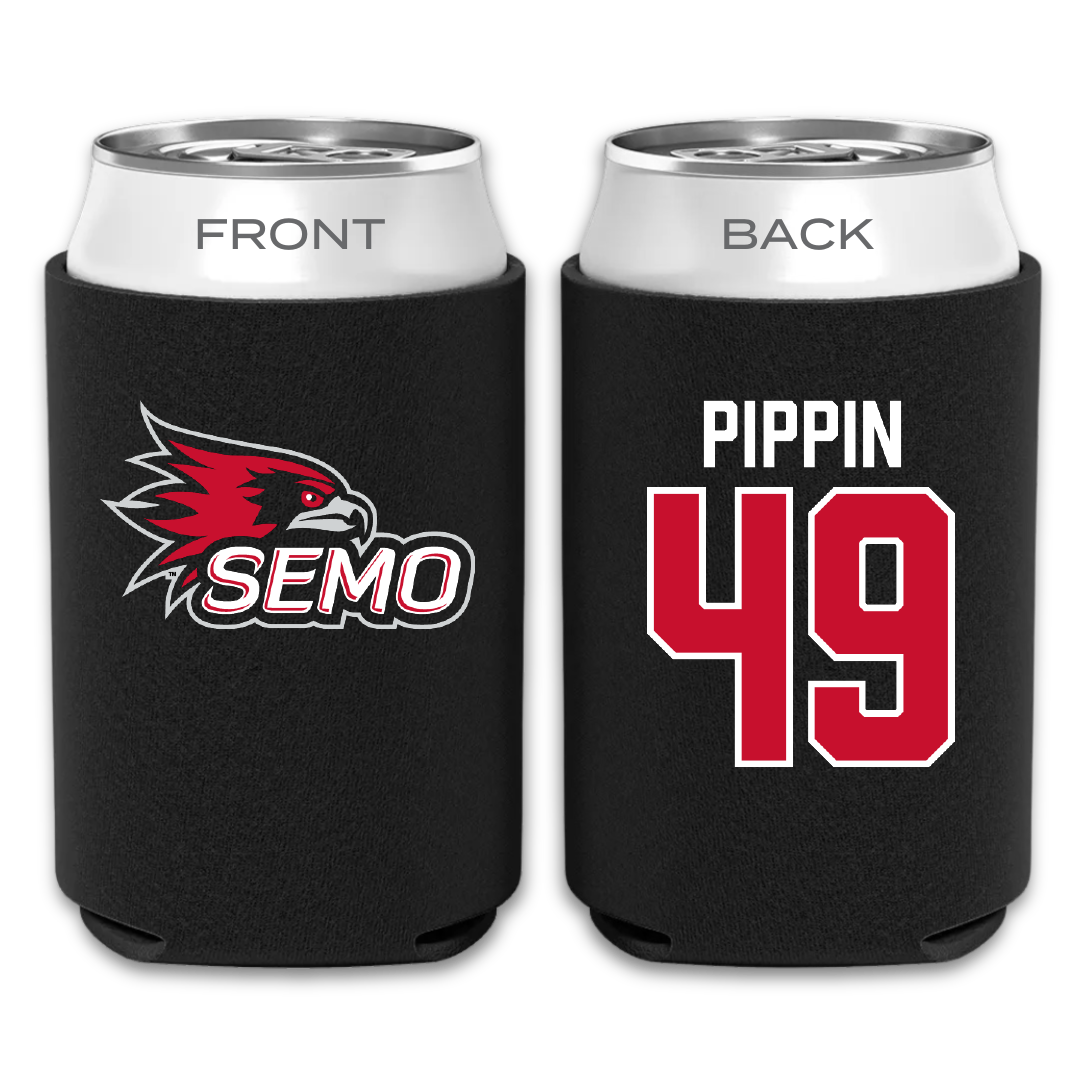 Southeast Missouri State University Football Black Can Cooler - #49 DC Pippin