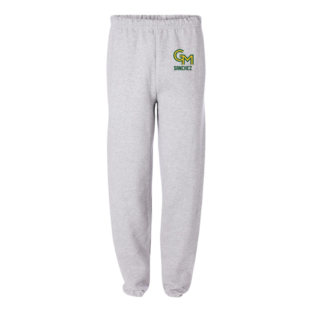 George Mason University Soccer (M) Light Gray Sweatpants - #4 Javi Sánchez