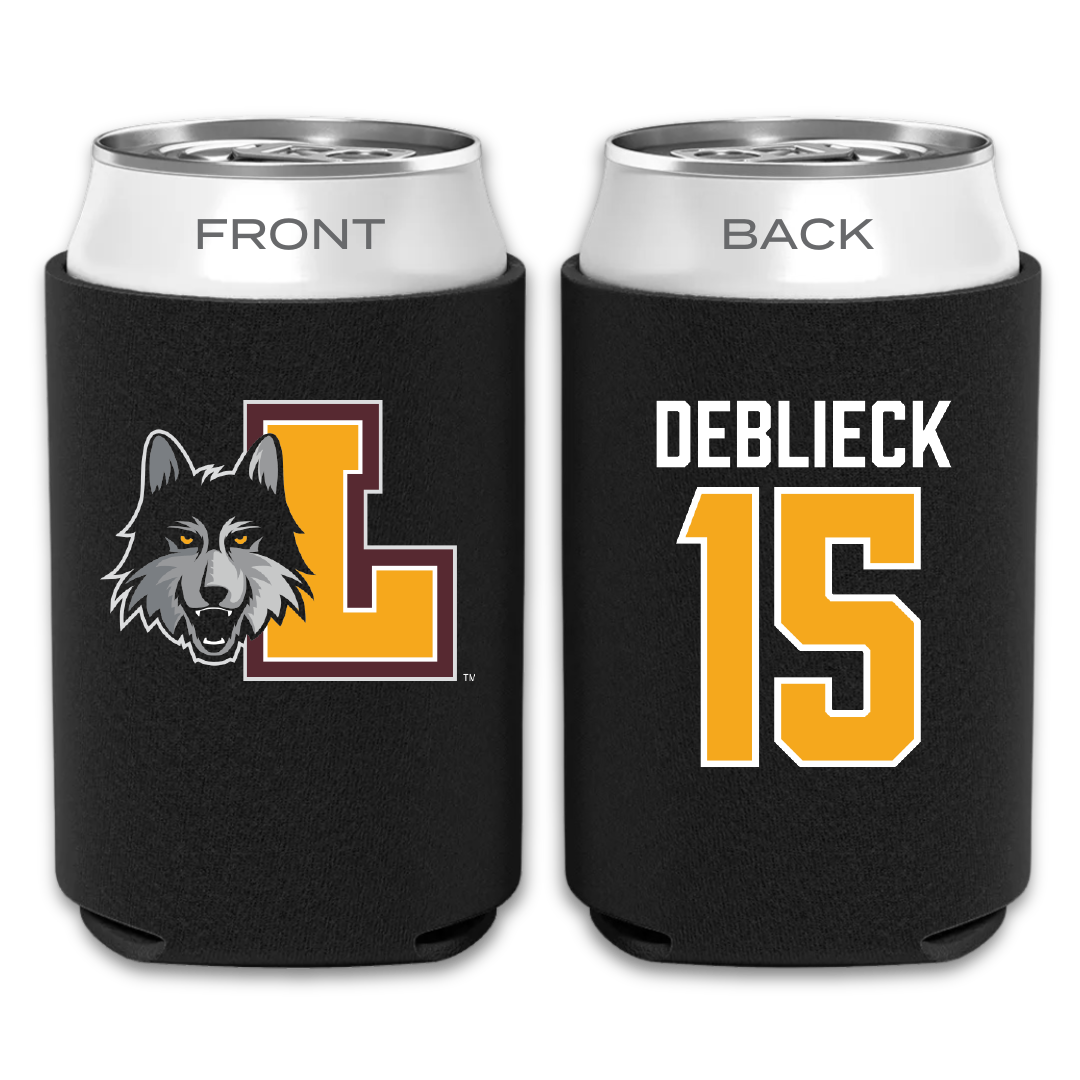 Loyola University-Chicago Volleyball Black Can Cooler - #15 Avary DeBlieck