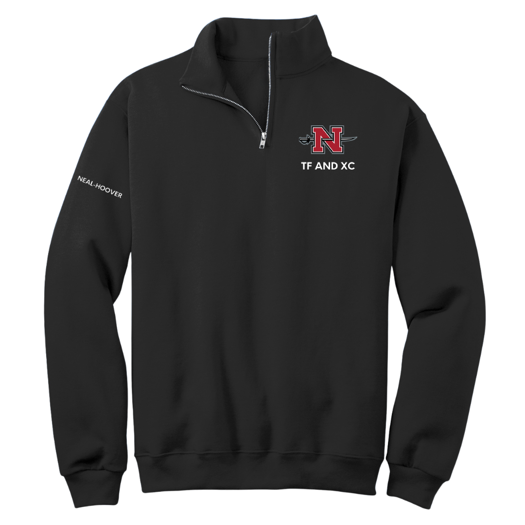 Nicholls State University TF and XC Black Quarter-Zip - Cherie Neal-Hoover