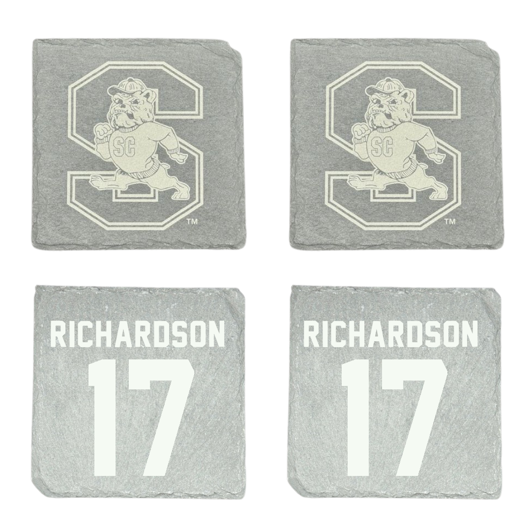 South Carolina State University Football Stone Coaster (4 Pack)  - #17 Malik Richardson