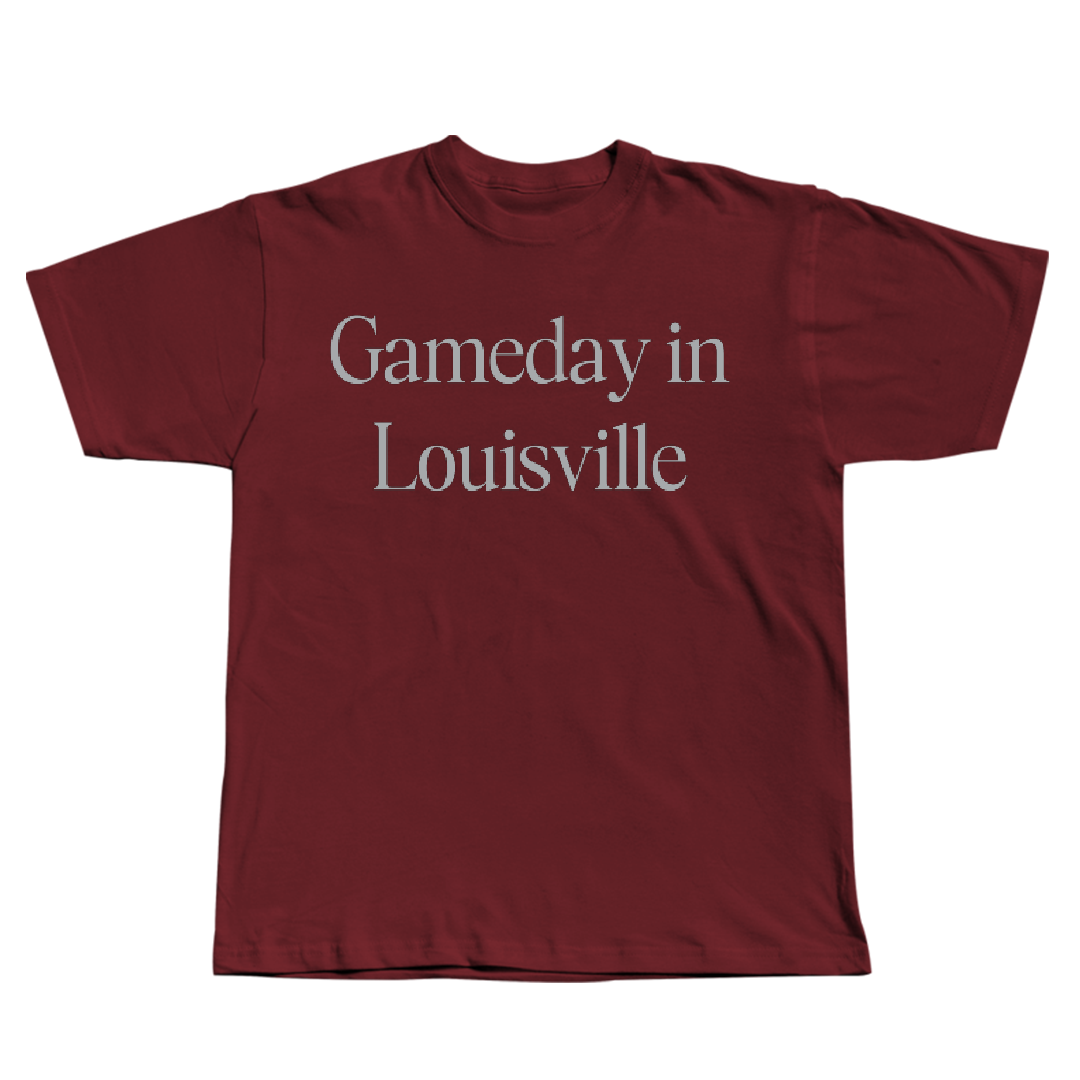 Bellarmine University Basketball (W) Maroon Gameday Tee - #55 Kendall Wingler